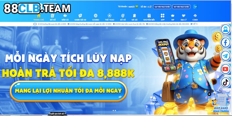 Vào link chuẩn sân cược để nạp tiền 88CLB